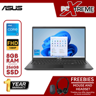 Asus Vivobook 15.6"FHD Laptop Intel core i5-1135G7 8GB RAM / 256GB SSD Win11 Black [F1500EA-WB51]