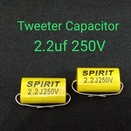 2 biji 2.2uf 250v Tweeter Capacitor