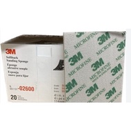 3M Sanding Sponge PN02600 Micro Fine Grit Sandpaper Sponge 4.5" x 5.5" x 3/16"