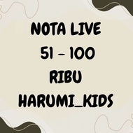 XTRA EXTRA LIVE NOTE 51-100 THOUSAND + ADMIN