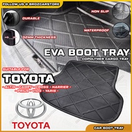 For TOYOTA EVA Boot Tray Copolymer Car Luggage Cargo Trunk Tray Dulang But Kereta Altis Camry Coroll