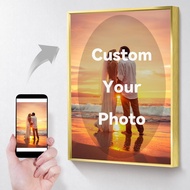 Aluminum Metal Frame Custom Canvas Prints with Your Photos - Customized Canvas Prints Personalized G