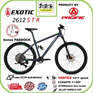 PROMO!! Sepeda Gunung 27,5 EXOTIC 2612 STR 1 X 11 Speed rem Hydrolik