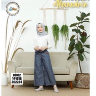 Limited stock!.. 6-18 Years GIRLS' DENIM CULOT TROUSERS BY LITTLE DINO