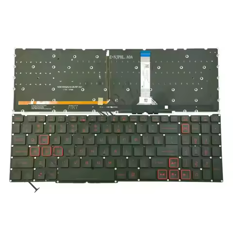 New for Acer Nitro 5 AN515-56 AN515-57 AN517-53 AN517-54 Keyboard RED Backlit US