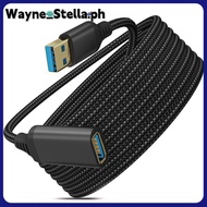 【Wayne_Stella】USB 3.0 Type a Male-To-Female Extension Cable,  Braided Material, High Data Transmissi