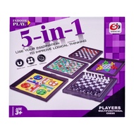 5-in-1 Magnetic Chess Board Game