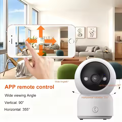 Minlang 2.4G WiFi Connectivity, and Home Security Camera App Control—Designed for Teens, Seniors, an
