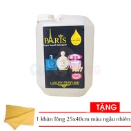 Nước Giặt Paris Thái Lan 10KG hương nước hoa ( giặt xả 5in1) TẶNG 1 khăn lông 25x40 cm màu ngẫu nhiê