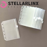STELLARLINX 10pcs Spiral Binder Divider Page Separator, M5 5 Holes Refill Spiral Page Binder Indexin