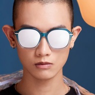 【快速出貨】時尚藝術太陽眼鏡 / 尼龍片墨鏡 | HAZEL漸進藍