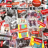 行李貼紙 (V3) 50張 SUPREME款 STICKER LUGGAGE SUITCASE RIMOWA可貼電腦吉他滑板裝飾用