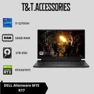 Dell Alienware M15 R17 i7-12700H 16GB 1TB RTX3070TI 15.6" GAMING LAPTOP