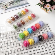 6pcs Macaron Packaging Box Transparent Blister Box Macaron Box Baking Packaging Macaron Box 10 Piece