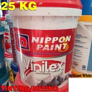 Cat Tembok Interior Nippon VINILEX 25 KG BRILLIANT WHITE Putih Bersih