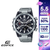 [ของแท้] CASIO นาฬิกาข้อมือผู้ชาย EDIFICE รุ่น ECB-2000D-1ADF วัสดุสเตนเลสสตีล สีดำ