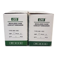 EPS Single Phase Moulded Case Circuit Breaker(MCCB) HM1-100C (32A 2Pole 25KA/ 63A 2Pole 50KA)