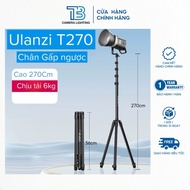 Ulanzi T270 folding Studio light stand, alloy material, maximum height 2.7M