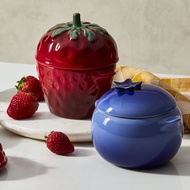 LE CREUSET瓷器藍莓造型烤盅