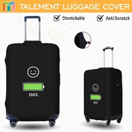 Smile Luggage Cover Protector Personalized Suitcase cover Stretchable Travel Luggage Accessories Was