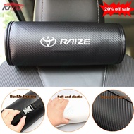 Toyota Raize Carbon Fiber Car Headrest Soft Comfortable and Breathable Neck Pillow Support Cushion Car Interior Accessories