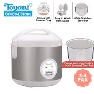 [BACK IN STOCK] TOYOMI 0.8L Electric Rice Cooker &amp; Warmer with Stainless Steel Inner Pot RC 801SS