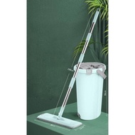 Bonbox Bucket Floor Mop 2in1 Wet Dry Rotates 360 PP Material BC-T707