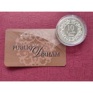 10 Dirham Public Gold Silver 999