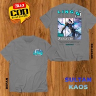 SULTAN KAOS DEWASA DAN ANAK MOBILE LEGEND LING SKIN COLLECTOR SERENE PLUM BAJU ML LING ASSASIN TSHIR