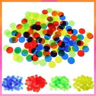 [Kloware2] 100 Pieces Plastic Chip Poker Game Board Game Chip Poker Chips 15mm # 1