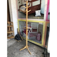 Tree & Rubber Wood Clothes Hanger with 8 branches & 9 branches suitable for decor