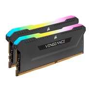 32GB (16GBx2) DDR4 3600MHz RAM (หน่วยความจำ) CORSAIR VENGEANCE RGB PRO SL (BLACK) (CMH32GX4M2D3600C18) // แรมสำหรับคอมพิวเตอร์ PC