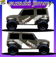 สติ๊กเกอร์ suzuki jimny  ซูซูกิ จิมนี่ สติกเกอร์ติดข้างประตู ได้2ด้าน ทำแบบเปลี่ยนข้อความฟรี สนใจทัก