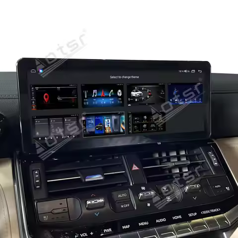 12.3 Inch Car Radio For Toyota Land Cruiser LC300 2021 2022 2023 Multimedia Player AI Screen GPS Nav