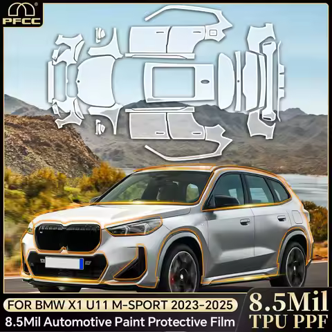 For BMW X1 U11 M Sport 2023 2024 2025 Body Transparent Bra Per-cut PPF Kit 9Mil TPU Scratch-resistan