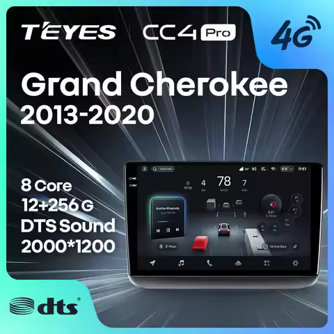 TEYES CC4 PRO For Jeep Grand Cherokee WK2 2013 - 2020 CarPlay Android Auto 2DIN Autoradio Car play R