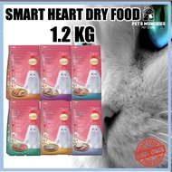 Smart Heart Cat Dry Food 1.2kg Makanan Kucing Murah 1.2kg Cat Kibbles Kucing Makanan Kering Kucing Makanan Kucing 1.2kg