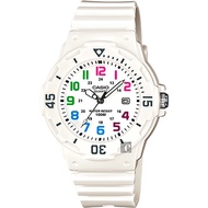 CASIO 卡西歐 迷你運動風指針手錶-彩色x白(LRW-200H-7BVDF)