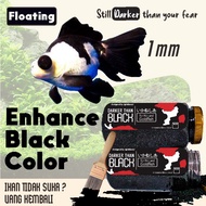 Pakan Pelet Ikan Mas Koki dan Koi Darker Than Black IKANESIA - 1mm ( untuk bibit )