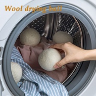 Organic Wool Tumble Drying Balls Premium Wool Reusable Natural Fabric Softener 5/6/7cm in Diameter Home Washing Balls Wool Dryer