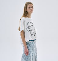 เสื้อยืด2025ผู้หญิง MARDI MERCREDI Danji CH