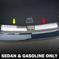 For Mercedes Benz E350 E450 E53 AMG Sedan W214 2024 2025 Stainless Steel Rear Bumper Trunk Sill Scuf