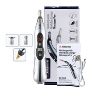 GURU Electronic Acupuncture Pen Point Massager Electric Meridians Laser Therapy Heal Massage Pen Mer