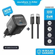 Anker Zolo Adaptor Charger Set Type C 1 Port 30W PD 3.0 Cable 3ft Fast Charging Original A2698 B2698