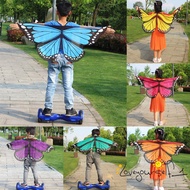 B930G-Boys Girls Wings Costume Accessory, Butterfly Fancy Party Dress Up, Kids Fairy Cosplay Cape