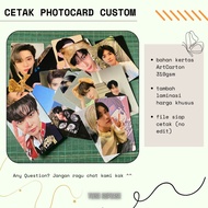 PRINT CUSTOM LAMINATED PHOTOCARDS FREEBIES KPOP
