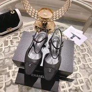 【專櫃正貨】Chanel 香奈兒 微標拼色涼鞋 單鞋 三色