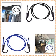 [HelleryabMY] Portable Clothesline Drying Line 57.48" Stretch Clothing Line Clothes Hanger Rope for 