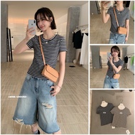 [Im.Cloud] CC IMISS 31026 Horizontal Striped T-Shirt