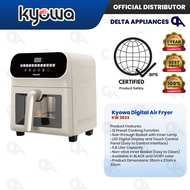 Kyowa Digital Air Fryer 5.8 Liters Transparent See Through Glass Non-stick Inner Basket Original w/ 